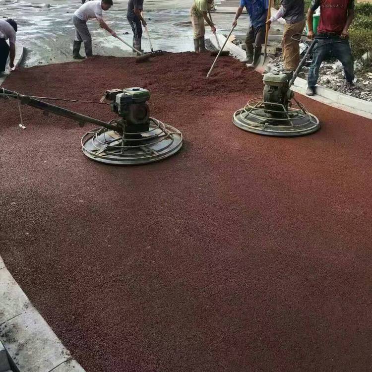 黃埔茅崗南路蘭色透水瀝青 黃埔茅崗南路蘭色透水瀝青